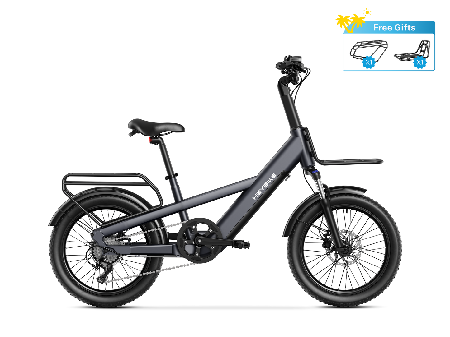 Heybike EC Compact Sport Cargo Ebike