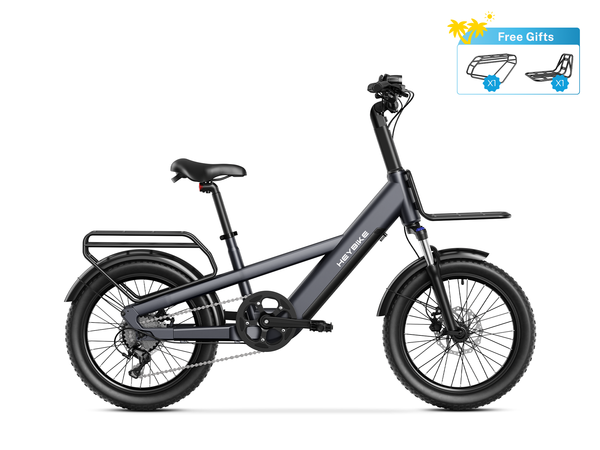 Heybike EC Compact Sport Cargo Ebike